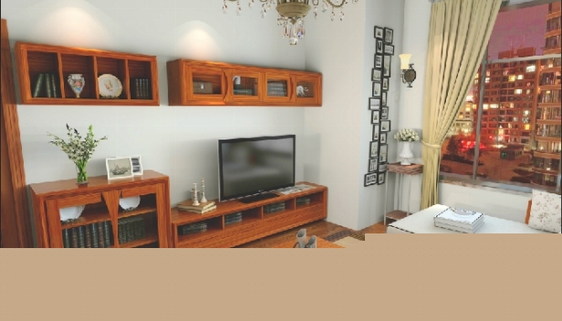 83㎡/兩室兩廳一衛(wèi)/中式