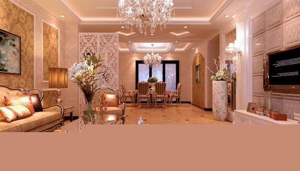 136㎡/三室兩廳兩衛(wèi)/歐式