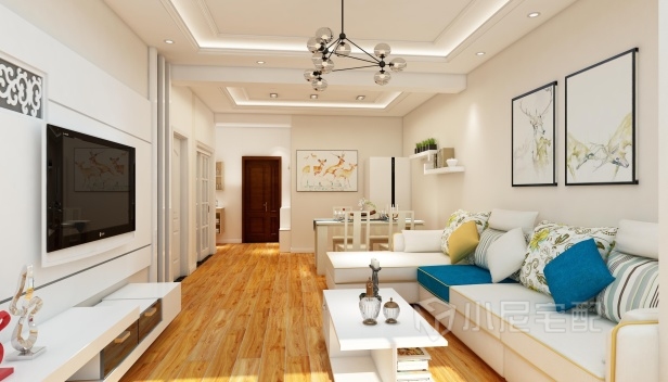 80㎡/兩室一廳一衛(wèi)/簡(jiǎn)約