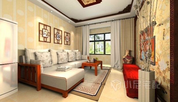 89㎡/兩室一廳一衛(wèi)/中式