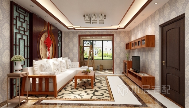 125㎡/三室兩廳兩衛(wèi)/中式