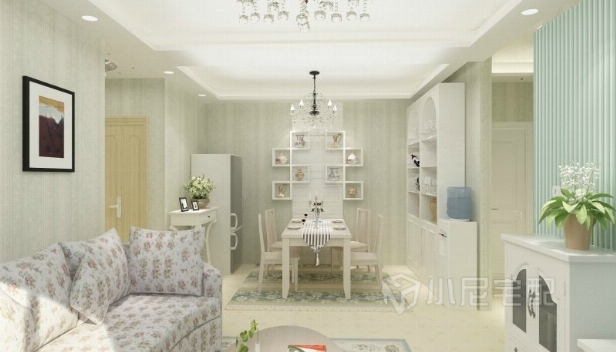 90㎡/兩室兩廳一衛(wèi)/田園