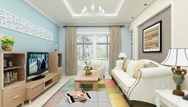 80㎡/兩室一廳一衛(wèi)/簡(jiǎn)約