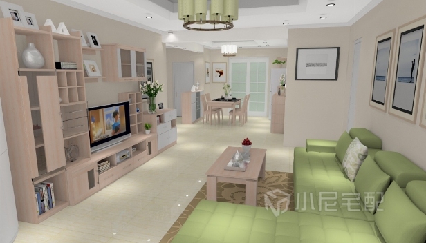 70㎡/兩室兩廳一衛(wèi)/簡(jiǎn)約