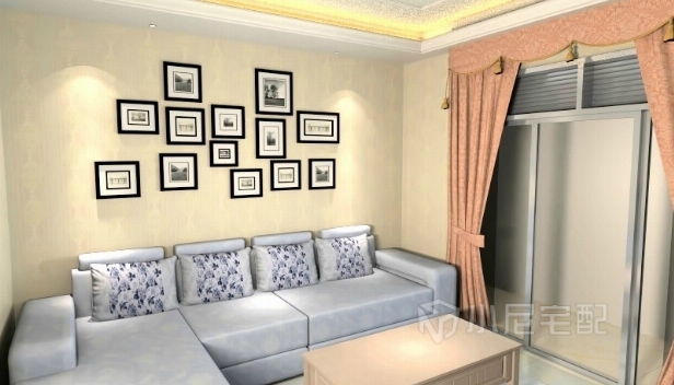 90㎡/兩室兩廳一衛(wèi)/混搭