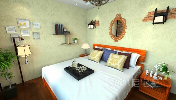 64㎡/兩室兩廳一衛(wèi)/混搭