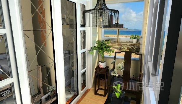 84㎡/兩室兩廳一衛(wèi)/中式